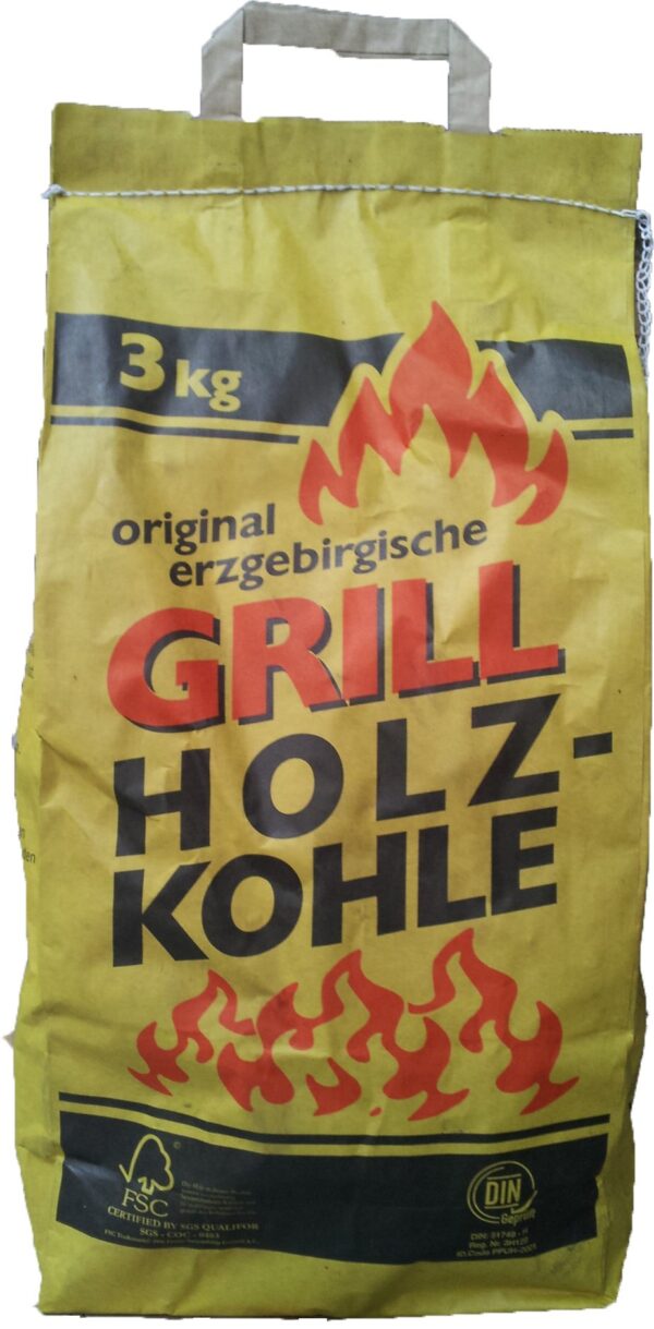 Grillholzkohle Erzgebirge