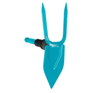 cs-Gartenhacke, herz. Blatt, 2 Zinken, 7 cm breit