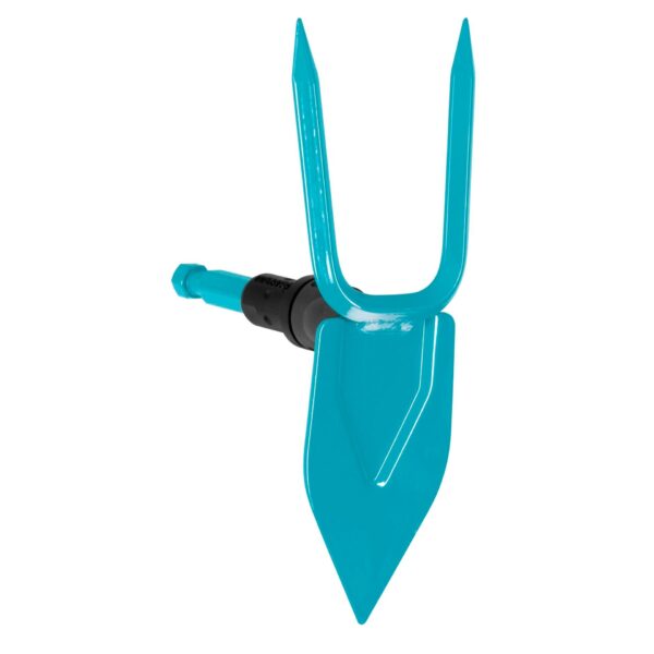cs-Gartenhacke, herz. Blatt, 2 Zinken, 7 cm breit