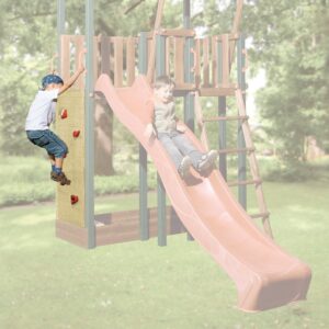Tabaluga Kletterwand mit 5 Steinen
