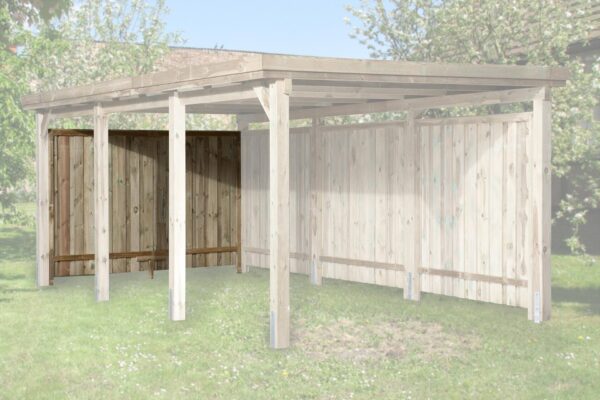 Rückwand für Carports