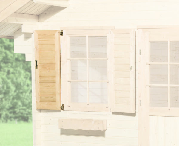 Fensterladen 1-seitig für Fenster  149 und 177