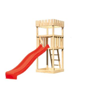 Spielturm Ritterburg Löwenherz mit 2,5m Rutsche
