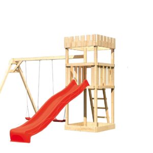 Spielturm Ritterburg Löwenherz mit 2,5m Rutsche