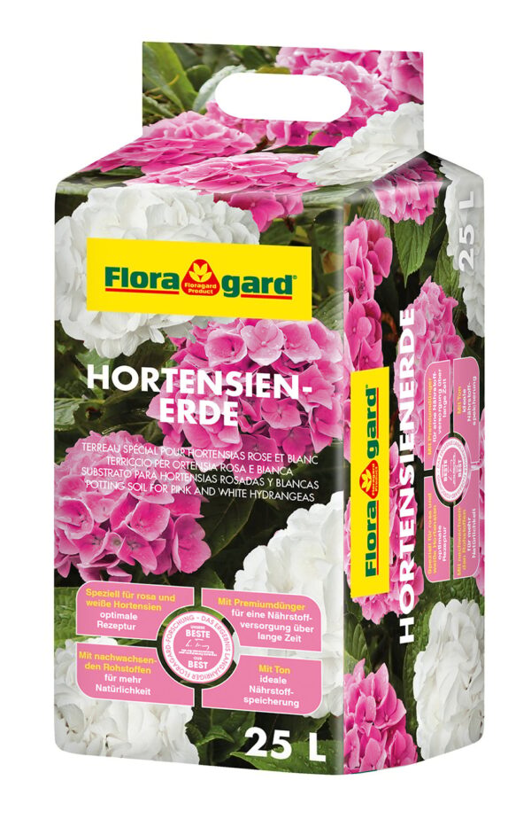 Hortensienerde für rote Hortensien