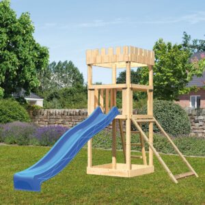 Spielturm Ritterburg Löwenherz mit 2,5m Rutsche