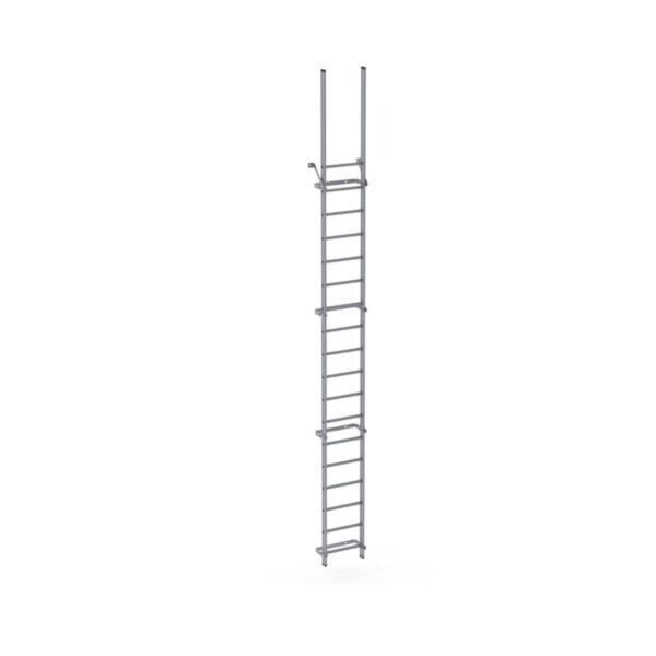 Altrex Everest Steigleiter - Fassadenleiter ohne Rückenschutz Steighöhe 3.74-4.01 m
