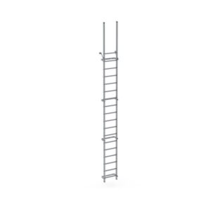 Altrex Everest Steigleiter - Fassadenleiter ohne Rückenschutz Steighöhe 5.42 - 5.69 m