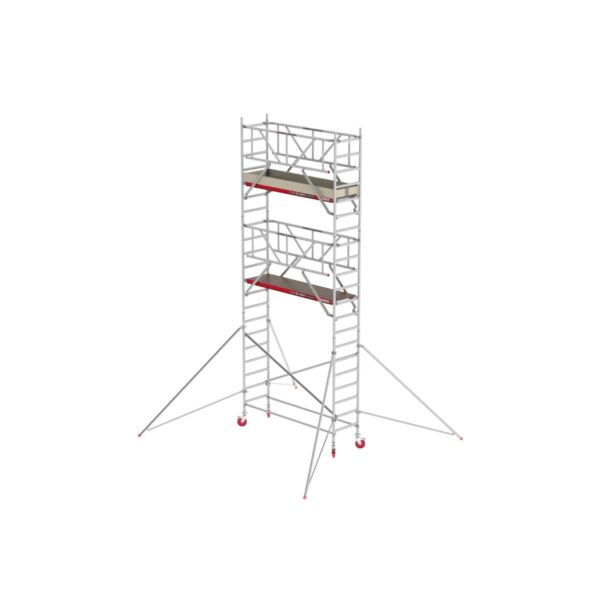 Altrex RS TOWER 41, Holzplattform 0,75m x 2,45m, mit Safe-Quick Arbeitshöhe 7,2 m