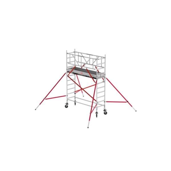 Altrex RS TOWER 51 - Aluminium Fahrgerüst 0.75 x 2.45 m HolzPlattform, Arbeitshöhe bis 4,2m