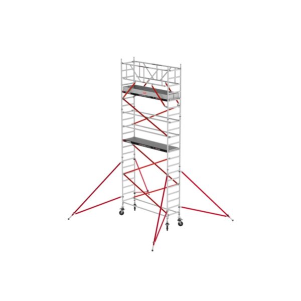 Altrex RS TOWER 51 - Aluminium Fahrgerüst 0.75 x 3.05 m Holz-Plattformen, Arbeitshöhe bis 7,2m