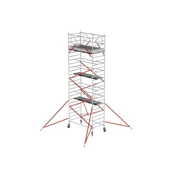 Altrex RS TOWER 52 fahrgerüst breit, 1.35x2.45 m Holz-Plattformen, Arbeitshöhe bis 7,2m