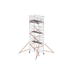 Altrex RS TOWER 52 fahrgerüst breit, 1.35x2.45 m Holz-Plattformen, Arbeitshöhe bis 8,2m