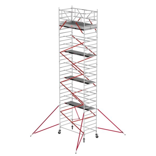 Altrex RS TOWER 52 fahrgerüst breit, 1.35x3.05 m Holz-Plattformen, Arbeitshöhe bis 10,2m