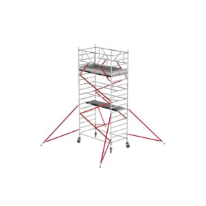 Altrex RS TOWER 52 fahrgerüst breit, 1.35x3.05 m Holz-Plattformen, Arbeitshöhe bis 6,2m