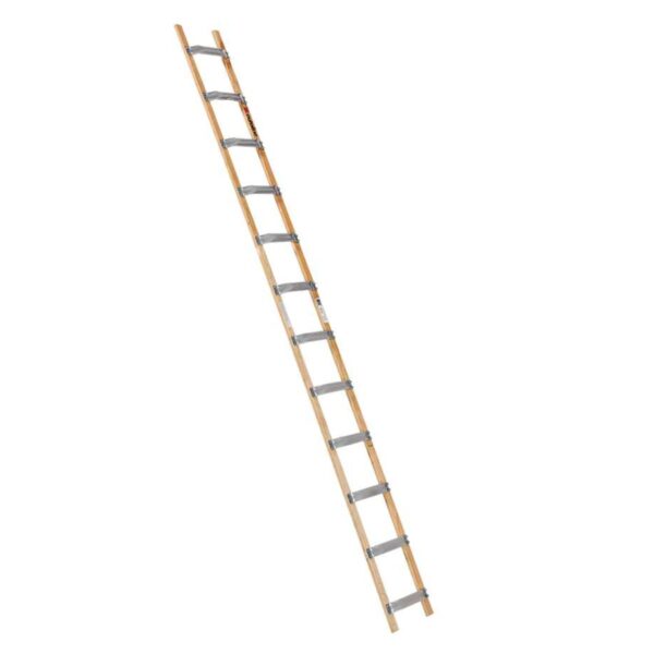 Euroline Holz/Alu-Dachdeckerauflegeleiter Nr. 11102 1x12
