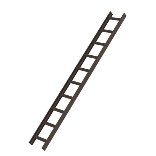 Günzburger Steigtechnik Dachleiter Braun 10 Sprossen