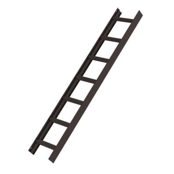 Günzburger Steigtechnik Dachleiter Braun 7 Sprossen
