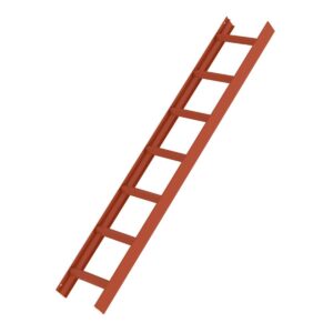Günzburger Steigtechnik Dachleiter Rot 7 Sprossen