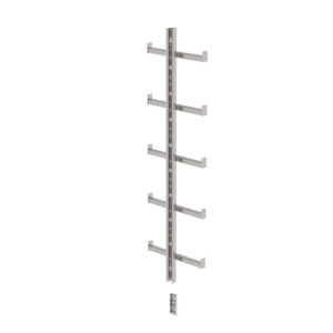 Günzburger Steigtechnik Einholmleiter Edelstahl V4A (1.4571) Länge 1,40m