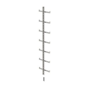 Günzburger Steigtechnik Einholmleiter Edelstahl V4A (1.4571) Länge 1,96m