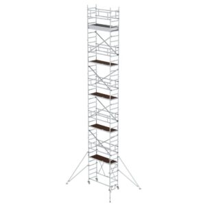 Günzburger Steigtechnik Klappgerüst 0,75 x 1,80 m mit Ausleger Plattformhöhe 9,92 m