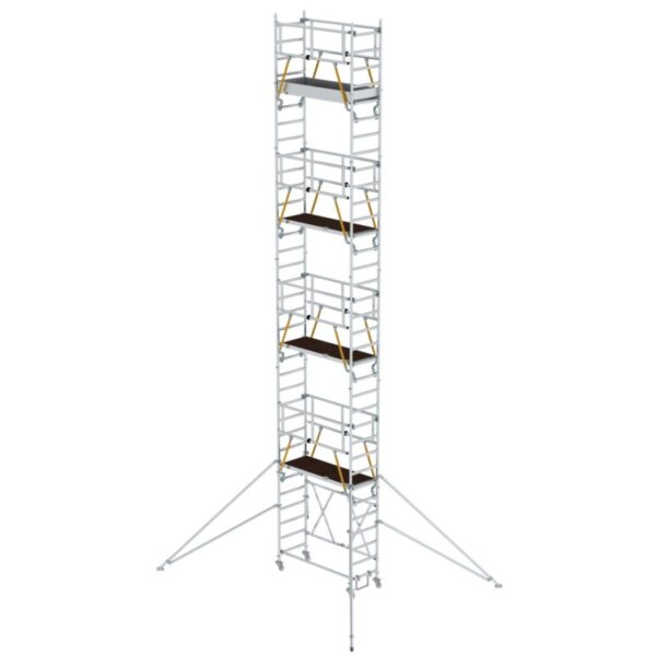Günzburger Steigtechnik Klappgerüst SG 0,75 x 1,80 m mit Ausleger Plattformhöhe 9,08 m