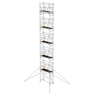 Günzburger Steigtechnik Klappgerüst SG 0,75 x 1,80 m mit Ausleger Plattformhöhe 9,89 m