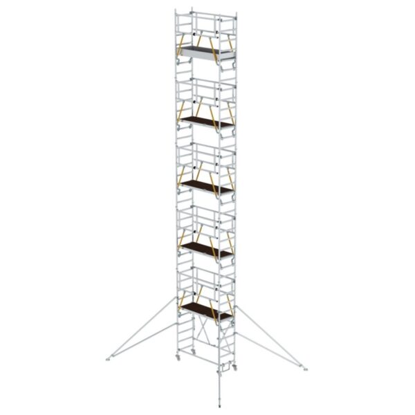 Günzburger Steigtechnik Klappgerüst SG 0,75 x 1,80 m mit Ausleger Plattformhöhe 9,89 m