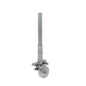 Günzburger Steigtechnik Lenkrolle mit Spindel höhenverstellbar ø 125 mm