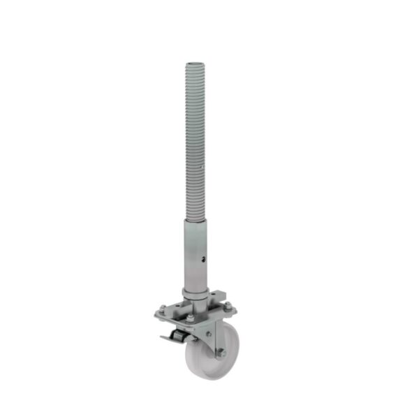 Günzburger Steigtechnik Lenkrolle mit Spindel höhenverstellbar ø 125 mm