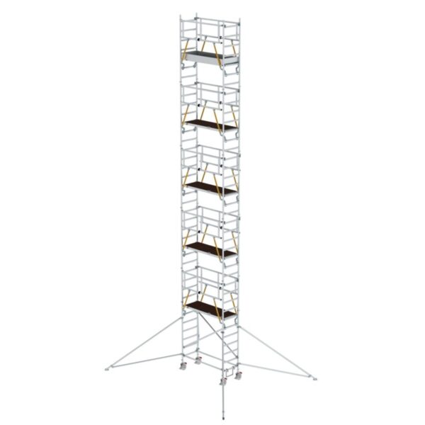 Günzburger Steigtechnik Rollgerüst SG 0,75 x 1,80 m mit Ausleger Plattformhöhe 10,35 m