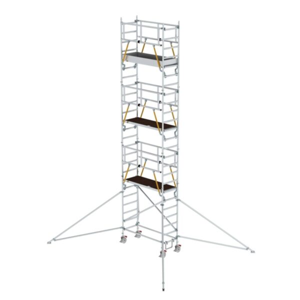 Günzburger Steigtechnik Rollgerüst SG 0,75 x 1,80 m mit Ausleger Plattformhöhe 6,43 m