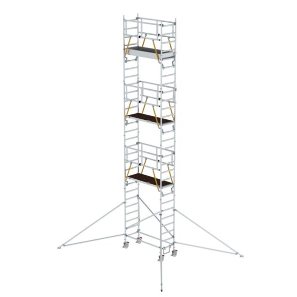 Günzburger Steigtechnik Rollgerüst SG 0,75 x 1,80 m mit Ausleger Plattformhöhe 7,55 m