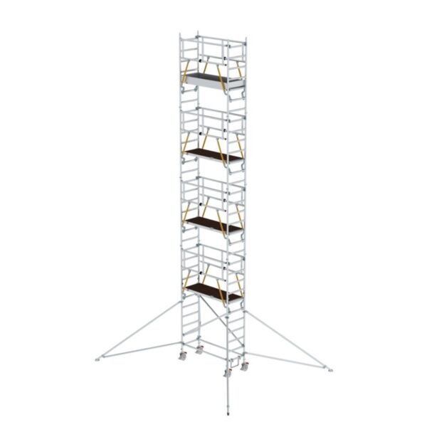 Günzburger Steigtechnik Rollgerüst SG 0,75 x 1,80 m mit Ausleger Plattformhöhe 8,39 m