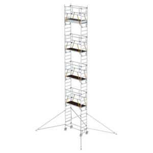 Günzburger Steigtechnik Rollgerüst SG 0,75 x 1,80 m mit Ausleger Plattformhöhe 9,51 m