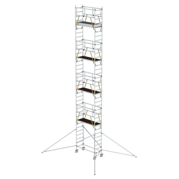 Günzburger Steigtechnik Rollgerüst SG 0,75 x 1,80 m mit Ausleger Plattformhöhe 9,51 m