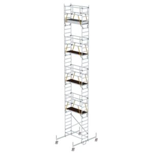Günzburger Steigtechnik Rollgerüst SG 0,75 x 1,80 m mit Fahrbalken Plattformhöhe 9,70 m