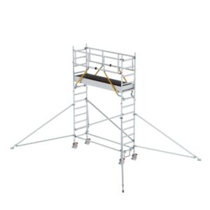 Günzburger Steigtechnik Rollgerüst SG 0,75 x 2,45 m mit Ausleger Plattformhöhe 3,07 m