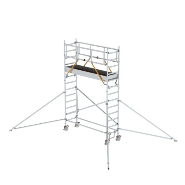 Günzburger Steigtechnik Rollgerüst SG 0,75 x 2,45 m mit Ausleger Plattformhöhe 3,07 m