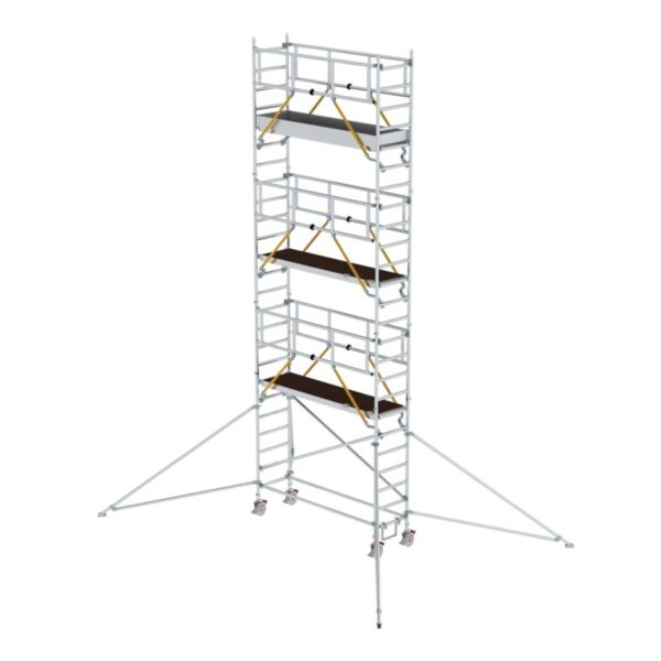 Günzburger Steigtechnik Rollgerüst SG 0,75 x 2,45 m mit Ausleger Plattformhöhe 6,43 m