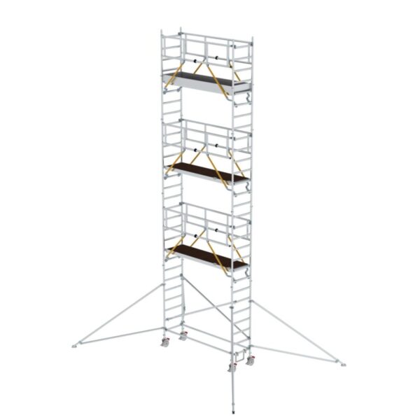 Günzburger Steigtechnik Rollgerüst SG 0,75 x 2,45 m mit Ausleger Plattformhöhe 7,55 m