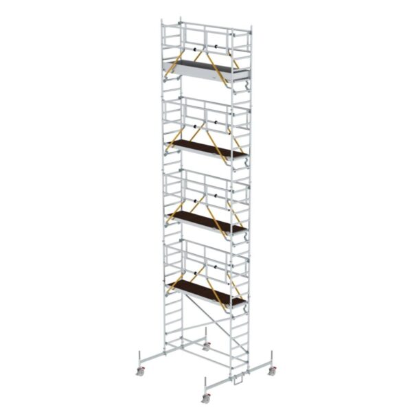 Günzburger Steigtechnik Rollgerüst SG 0,75 x 2,45 m mit Fahrbalken Plattformhöhe 8,58 m