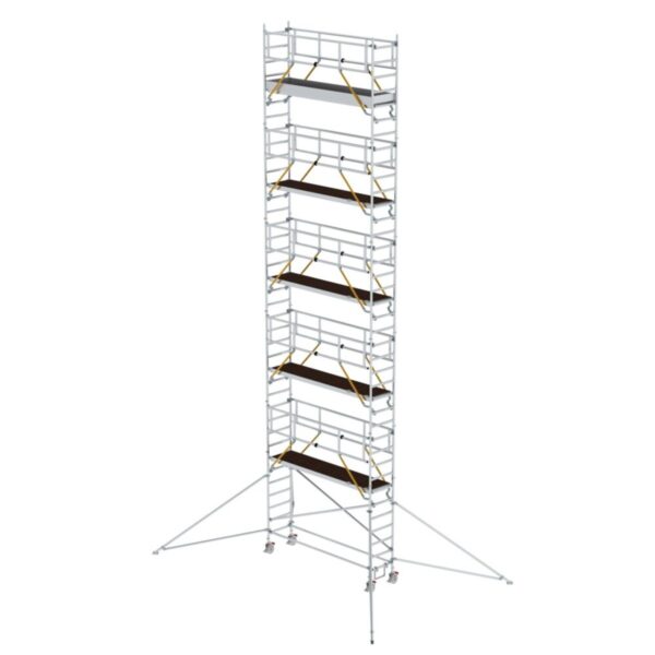 Günzburger Steigtechnik Rollgerüst SG 0,75 x 3,0 m mit Ausleger Plattformhöhe 10,35 m