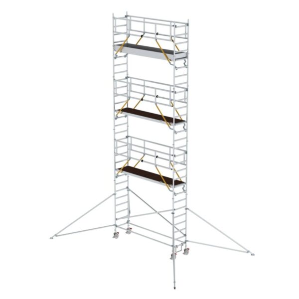 Günzburger Steigtechnik Rollgerüst SG 0,75 x 3,0 m mit Ausleger Plattformhöhe 7,55 m
