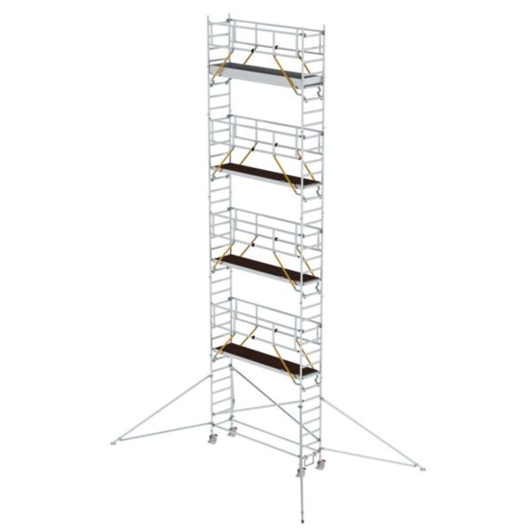 Günzburger Steigtechnik Rollgerüst SG 0,75 x 3,0 m mit Ausleger Plattformhöhe 9,51 m
