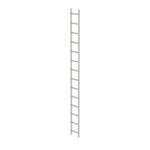 Günzburger Steigtechnik Schachtleiter Edelstahl V4A 300mm Lichte Weite 14 Sprossen