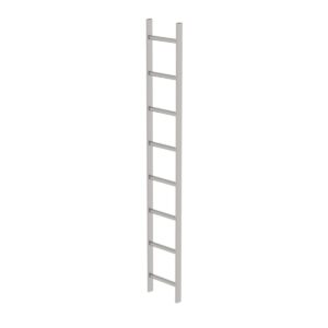 Günzburger Steigtechnik Schachtleiter Edelstahl V4A 300mm Lichte Weite 8 Sprossen