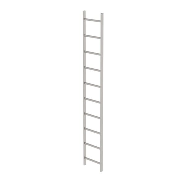 Günzburger Steigtechnik Schachtleiter Edelstahl V4A 400mm Lichte Weite 10 Sprossen