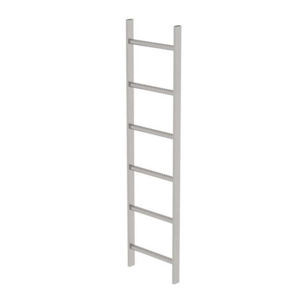 Günzburger Steigtechnik Schachtleiter Edelstahl V4A 400mm Lichte Weite 6 Sprossen